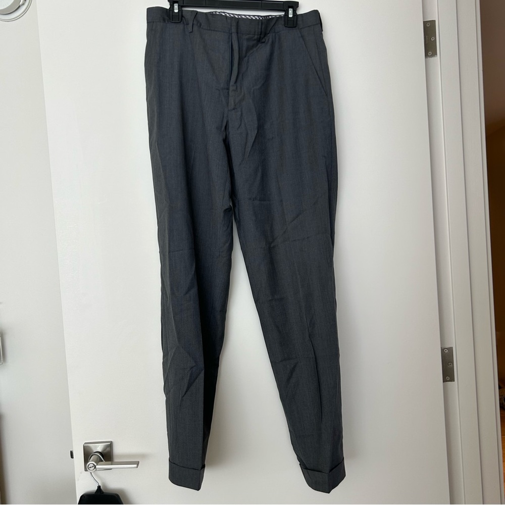 ETRO Mens Italian Flat Front Slacks